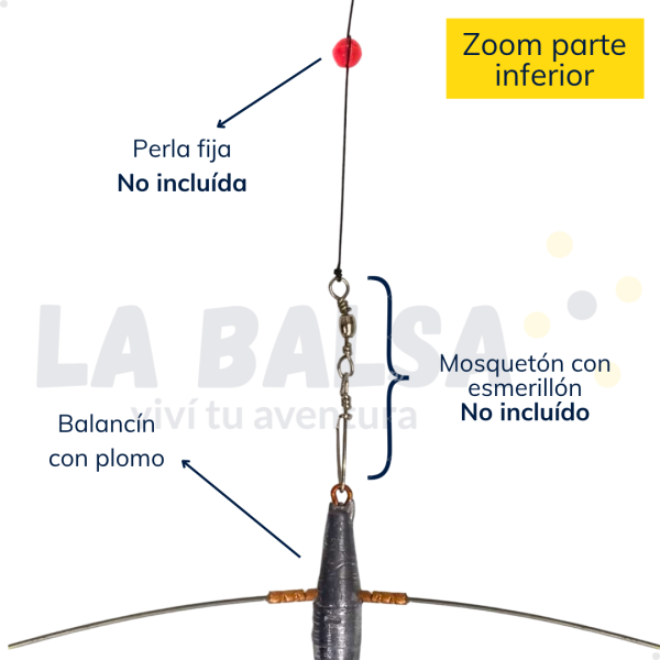 Equipo Balancín Plomo Embujado Y Boya - Imagen 8
