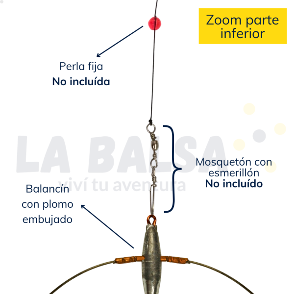 Equipo Balancín Plomo Embujado Y Boya - Imagen 8