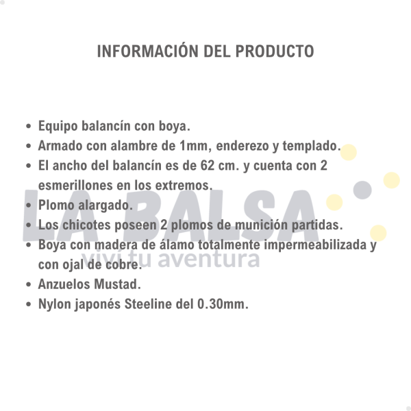 Equipo Balancín Con Boya - Imagen 2