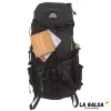 Cabecera con 2 bolsillos: 1 interno/1 externo 2 bolsillos laterales con elásticos y malla 3D. Espaldar ABS estructura con panel de malla cubierta de goma, otorga máxima ventilación a través del espacio entre la mochila y el panel. Tiras acolchadas, con correas ajustable a la altura del esternón, etiqueta reflectante y clip para manguera de agua. Salida de manguera de agua. Flap frontal de rápida apertura Compartimiento para bolsa de hidratación. (No Incluye Bolsa Hidratante) Porta bastones. Alto: 63 cm Largo: 33 cm Ancho: 16 cm