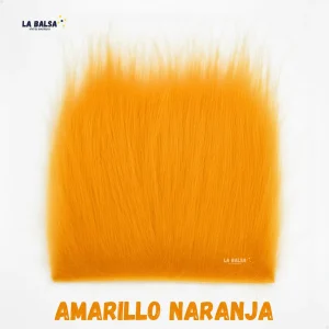 Craft Fur Parche 10x15 cm. - Amarillo naranja