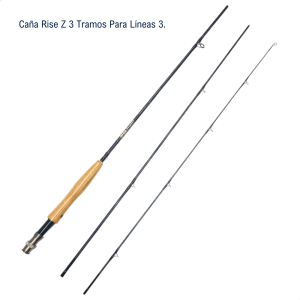 Caña Rise Zeta 3 Tramos Para Líneas #3