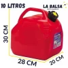 Los bidones de la marca Aquafloat poseen un fabuloso pico surtidor con carga a 45º para facilitar su uso. Además, cuenta con traba de seguridad, para evitar eventuales derrames. Está constituido de plástico polipropileno, y como debe ser, son bidones con antiestática y anti-venteo. 10 Litros