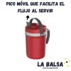 Un acompañante ideal para el tereré, té helado en familia y también para el zumo recién exprimido de los más pequeños del fin de semana. Aislamiento térmico: Espuma de PU /PP Sin BPA Medidas: 32 x 21 cm 2,5 Litros Conservación térmica de 8 (sin hielo) a 12 horas (con) ✔ Fácil de transportar ✔ Versátil ✔ Cómodo para transportar y servir (Boquilla móvil) ✔ Bocal grande que facilita a higienizado interna y la reposición de bebidas ✔ Revestimiento interno de PU: asegura alta resistencia y durabilidad
