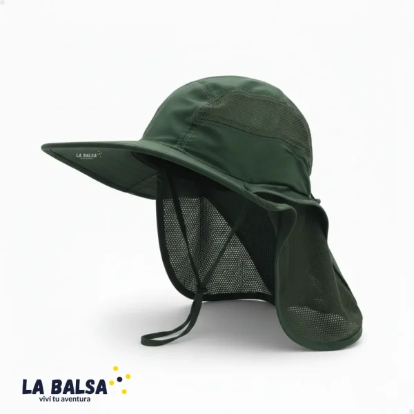 Gorra Visera Ancha Cubrenuca Fijo