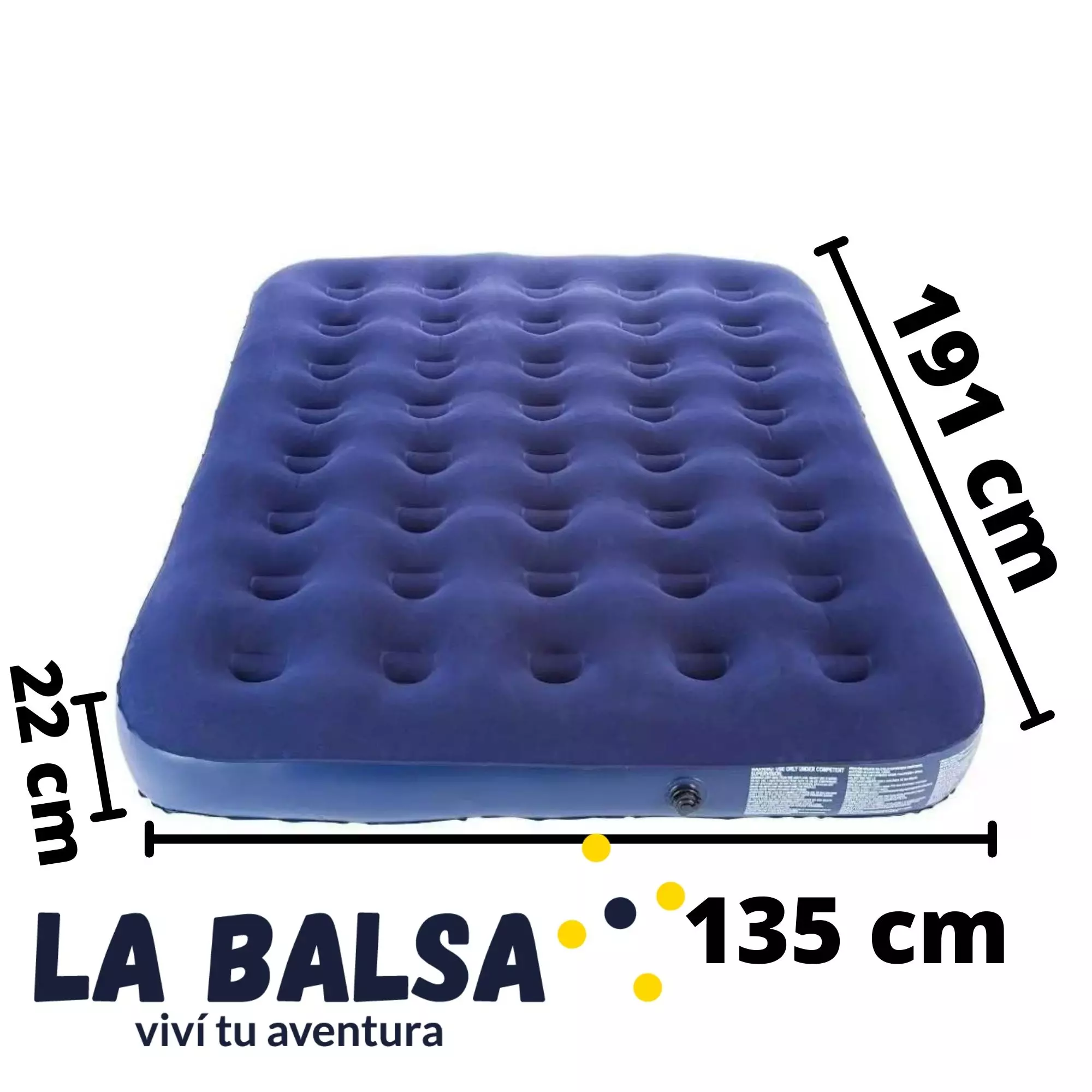pulgar Mono Llamarada Colchon Inflable Colony (2 plazas) - La Balsa