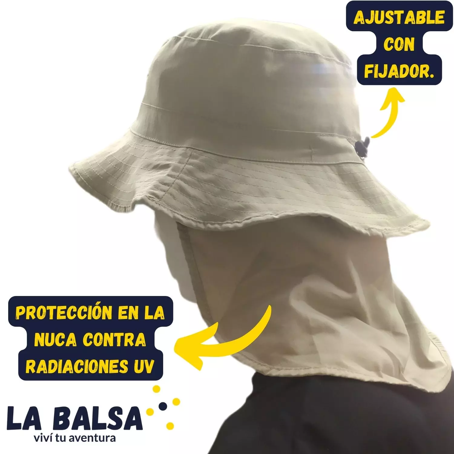 Sombrero Pescador Con Nuquera - La Balsa