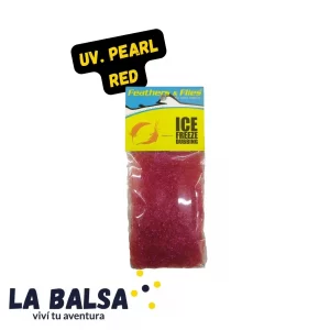Ice Freeze Dubbing UV. Pearl - Rojo U.V Perlado