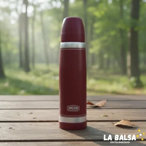 Termo Lumilagro Acero Luminox Bordó 1L