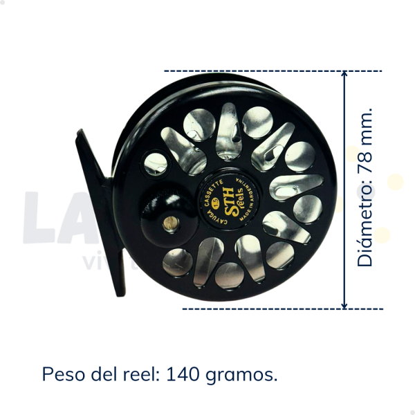 Reel Mosca Fly STH Cayuga #1.5 Líneas WF4 - WF5 - Imagen 4