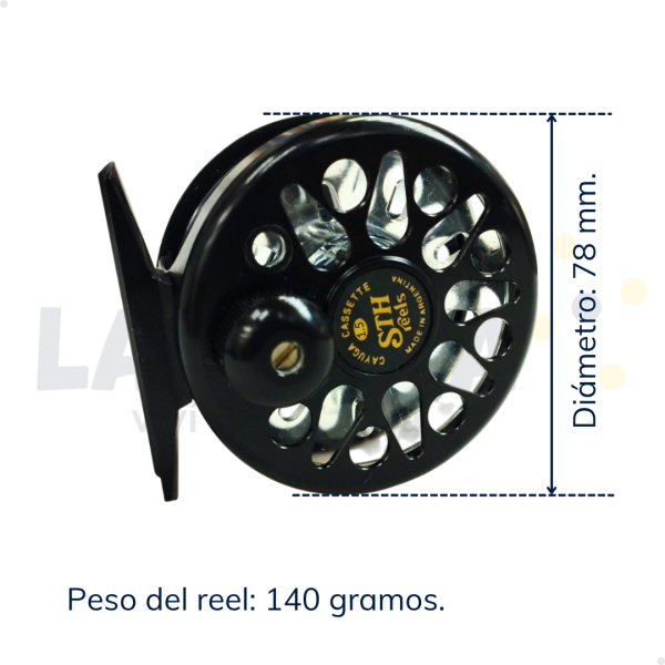 Reel Mosca Fly STH Cayuga #1.5 Líneas WF4 - WF5 - Imagen 4