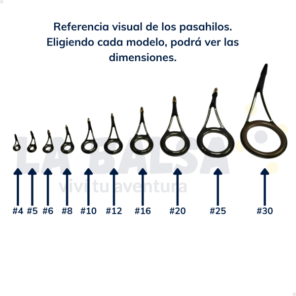 Pasahilo 1 pata de óxido de aluminio - Imagen 3