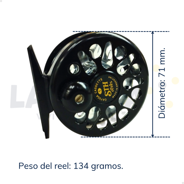 Reel Mosca Fly STH Cayuga #1 Líneas WF2 – WF3 - Imagen 4