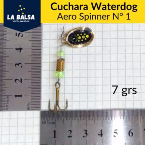 Cuchara Waterdog N° 1 - N° 1 - Dorado / Negro / Lunares Amarillos