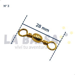 Esmerillones Dobles N° 3/0 al N° 5 - N° 3 - 10 unidades
