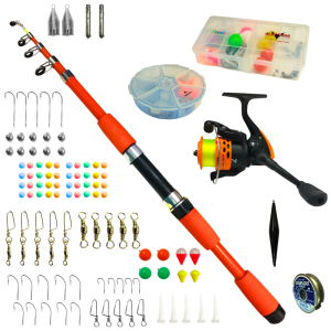 Kit Combo Pesca Telescópica
