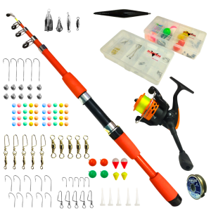 Kit Combo Pesca Telescópica