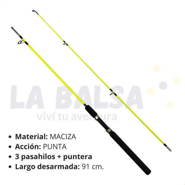 Kit de Pesca Completo - Caña + Reel + Cajas con 75 Accesorios - Imagen 3