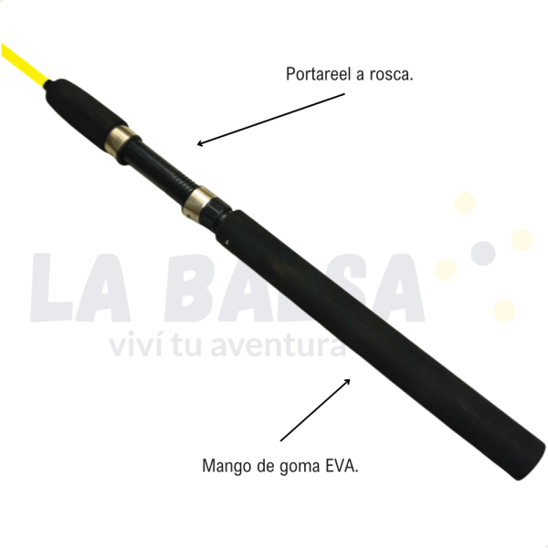 Kit de Pesca Completo - Caña + Reel + Cajas con 75 Accesorios - Imagen 4