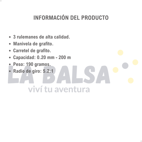Reel Marine Elite Novo 500 3 BB - Imagen 2