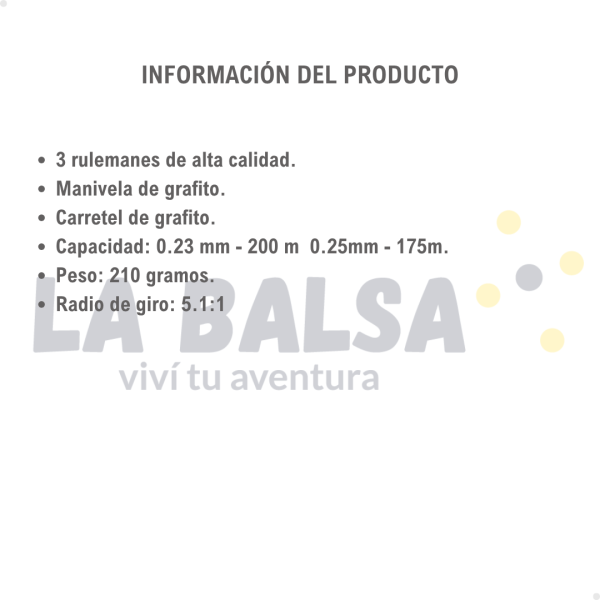 Reel Marine Elite Novo 1000 3 BB - Imagen 2