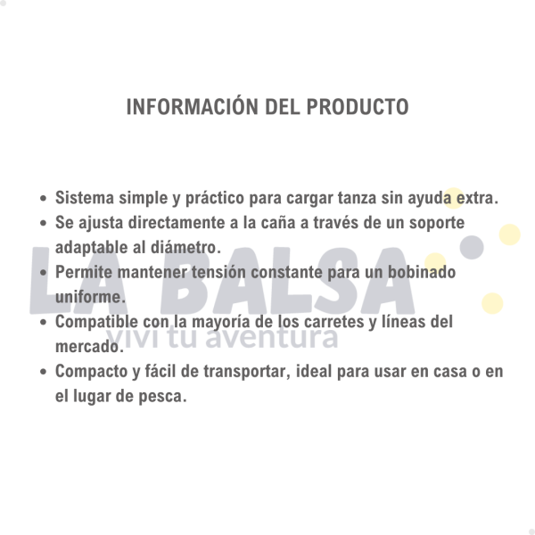 Bobinador Cargador De Nylon Tanza para Reel - Imagen 2