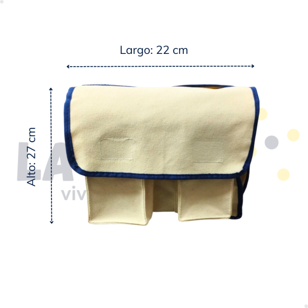 Bolso Morral Pesca Niño - Lona Extra Resistente - Imagen 3