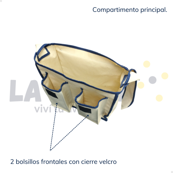 Bolso Morral Pesca Niño - Lona Extra Resistente - Imagen 6