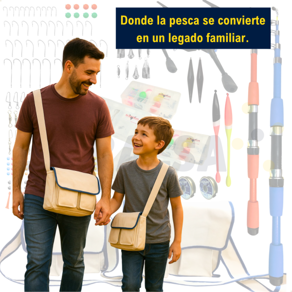 Combo Pesca Completo Papá e Hijo - Imagen 3