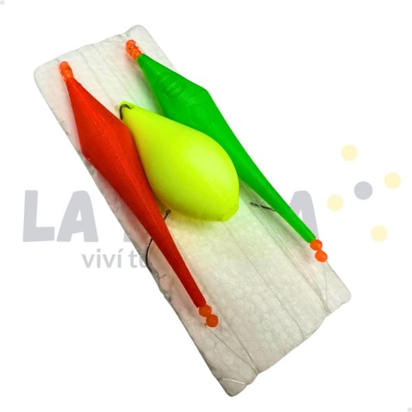 Chirimbolo Pesca 2 Boyas Rombo 11.5 cm + Puntera - Imagen 7