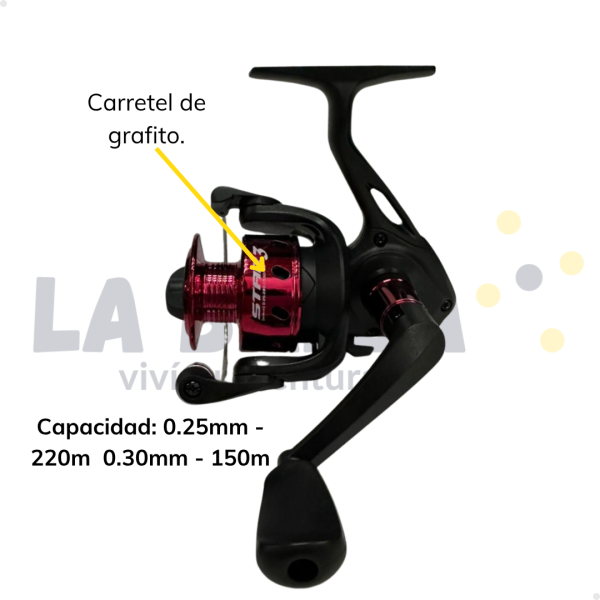 Reel MARINE Frontal STAR 3 Red - Imagen 3