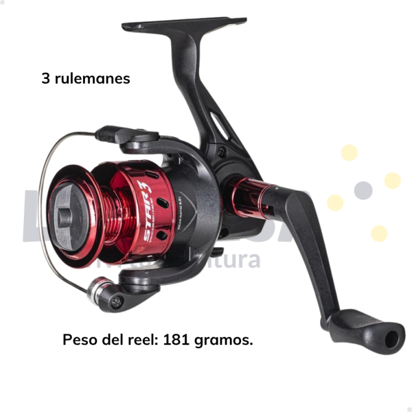 Reel MARINE Frontal STAR 3 Red - Imagen 4