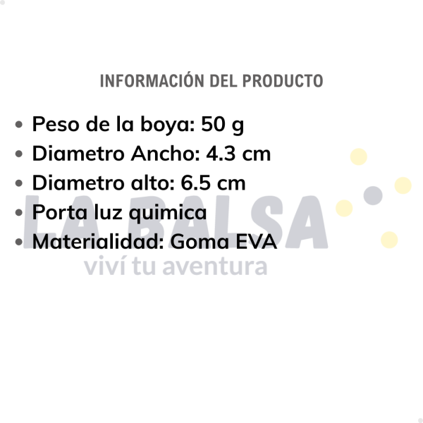 Boya de 50 g Luz Química  - Imagen 2