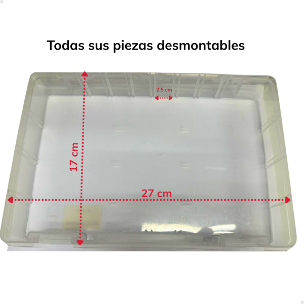 Caja Porta Accesorios Divisores desmontables AJ1011 - Imagen 5