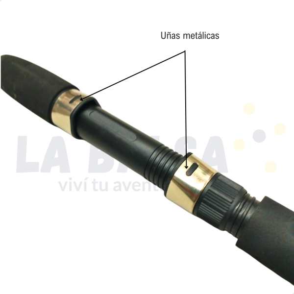 Combo Caña 2 Tramos Rover 1.80 + Reel Eagle + Accesorios - Imagen 5