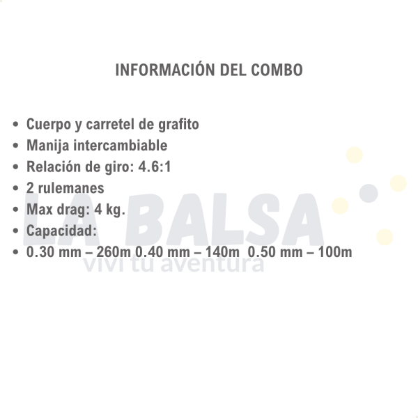 Reel Eagle 2 Rulemanes - Imagen 2