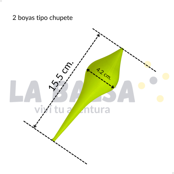 Chirimbolo Boyas Chupete 15.5 cm + Puntera - Imagen 4
