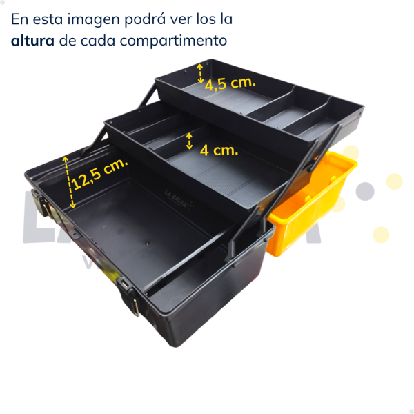 Caja Mauri 460 2 Bandejas - Imagen 6