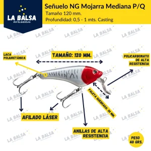 Señuelos NG Mojarra Mediana P/Q
