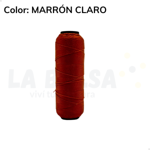 Hilo Para Empatillar o Para Hacer Topes - Marrón claro