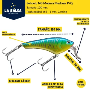Señuelos NG Mojarra Mediana P/Q