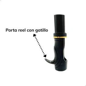 Porta Reel con gatillo