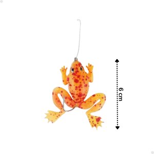 Señuelo Waterdog - Rana Con Spinner - Amarillo