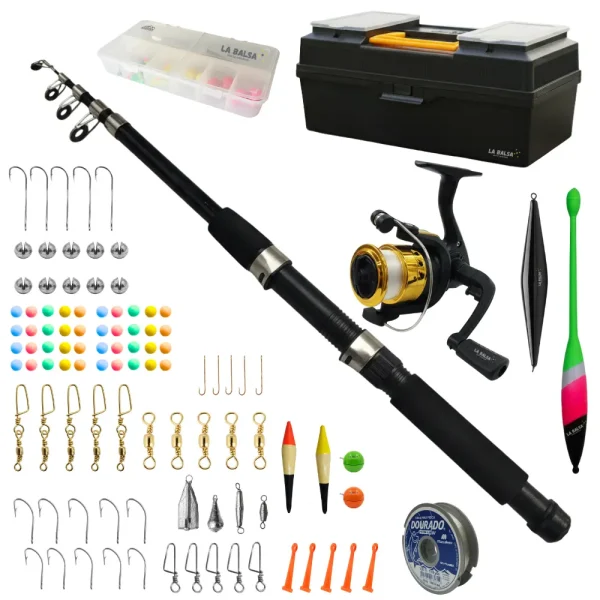Kit Combo Pesca Telescópica