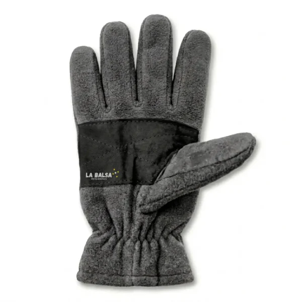 Guantes Polar Con Ribete Gris