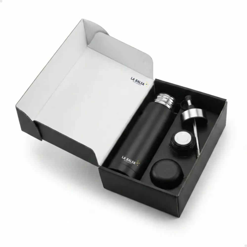 Mate Listo Autocebante y Termo 500ml – Acero Inoxidable | La Revolución del Mate