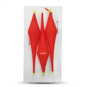 Linea de flote | Chirimbolo 215 cm. 3 boyas rombo (rojo)