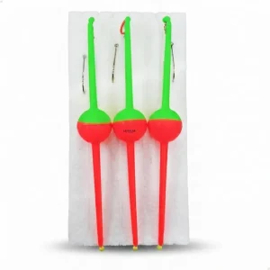 Linea de flote | Chirimbolo 3 boyas palito (Verde/Rojo)