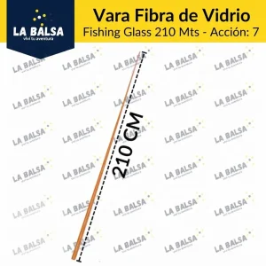 Vara Hueca Fibra de Vidrio 2.10 Mts - Acción 7